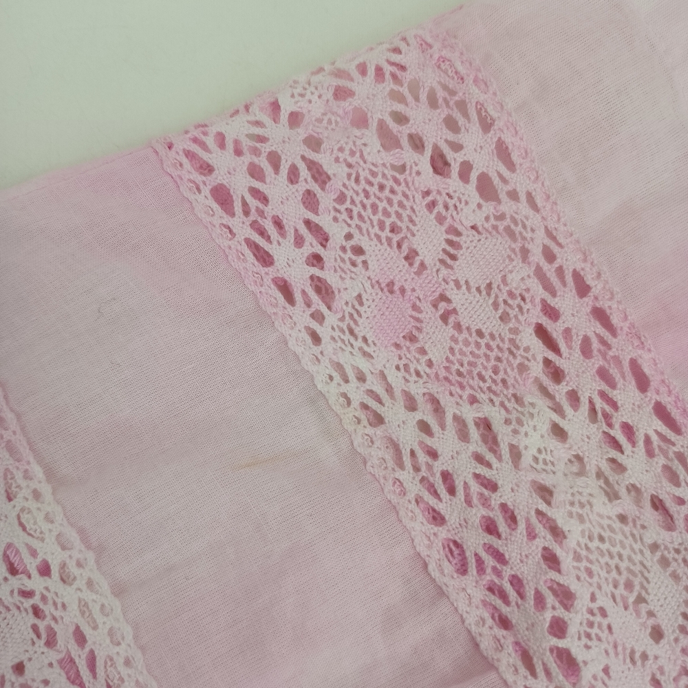 LoveShackFancy Edie Dress Size XS Women Feminine Cotton Tie Dye In Peony Pink - Picture 11 of 16
